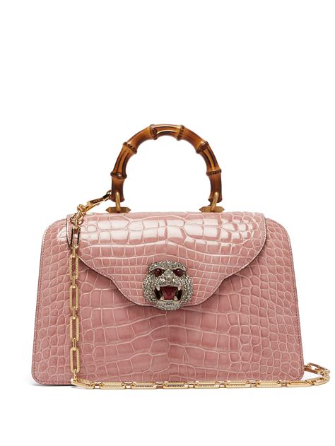 pink gucci bamboo bag|Gucci bamboo bag 2022.